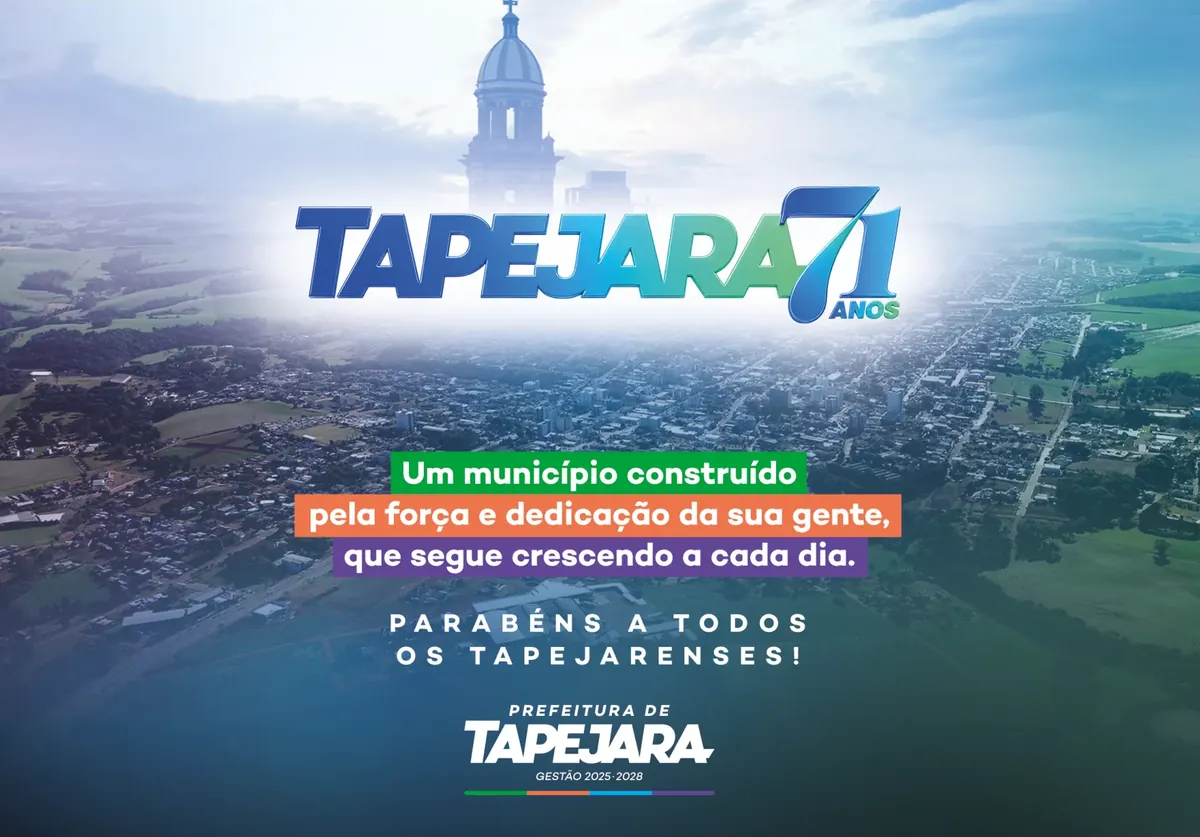 Anúncio de Prefeitura de Tapejara
