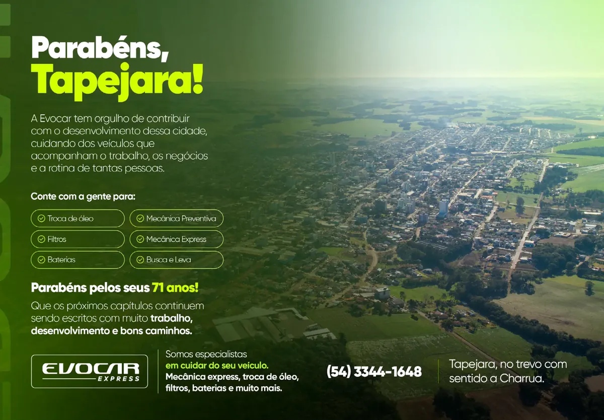 Anúncio de Evocar Express