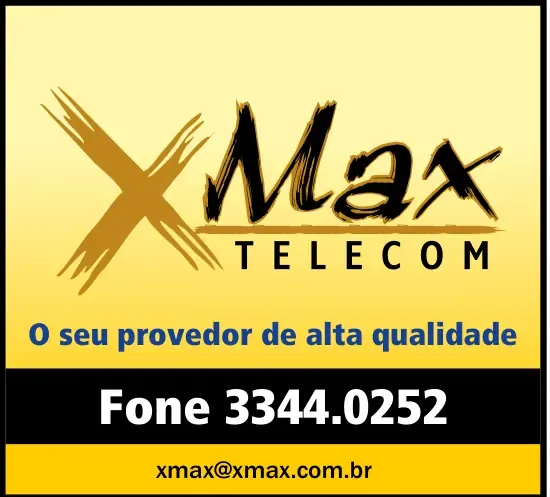 Anúncio de XMax Telecom
