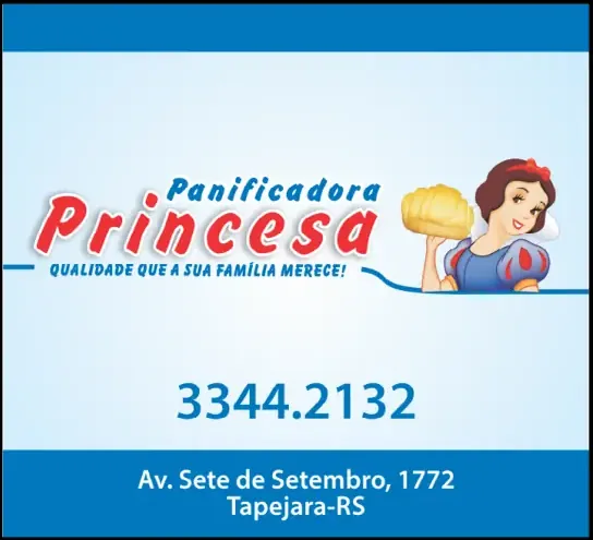 Anúncio de Panificadora Princesa