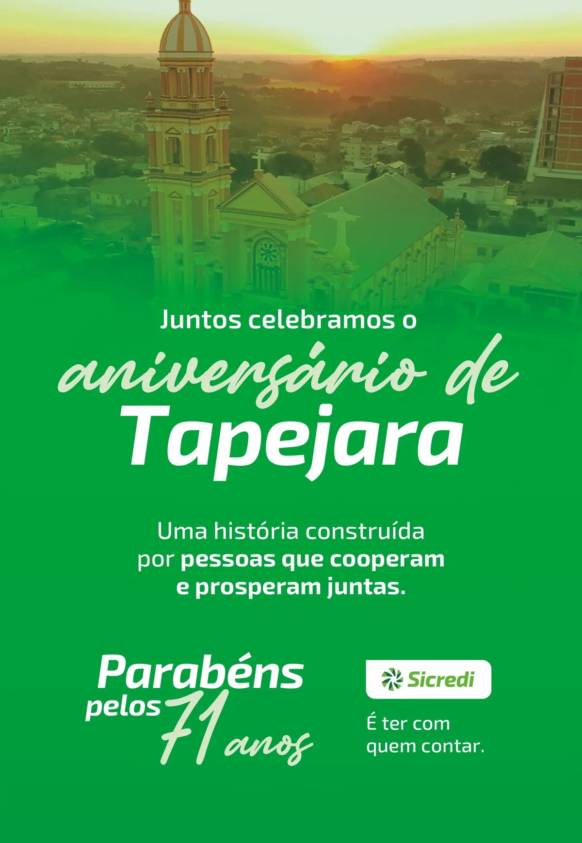 Anúncio de Sicredi
