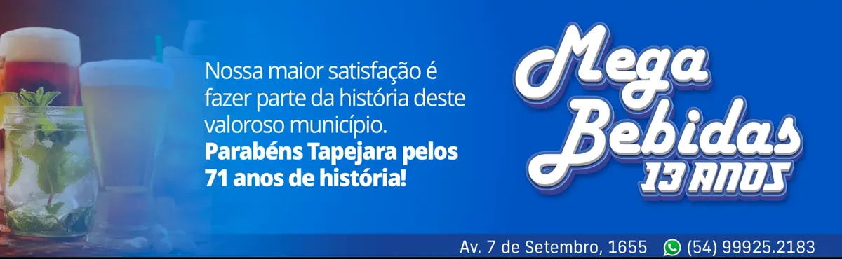 Anúncio de Mega Bebidas