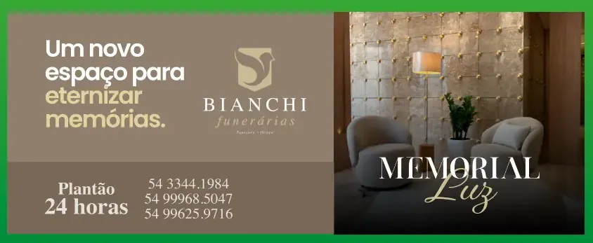 Anúncio de Funerária Bianchi