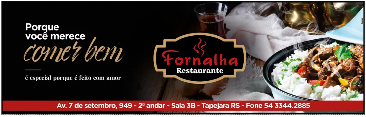Anúncio de Fornalha Restaurante