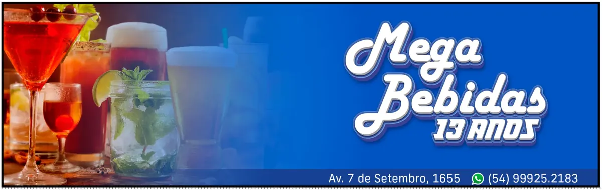 Anúncio de Mega Bebidas