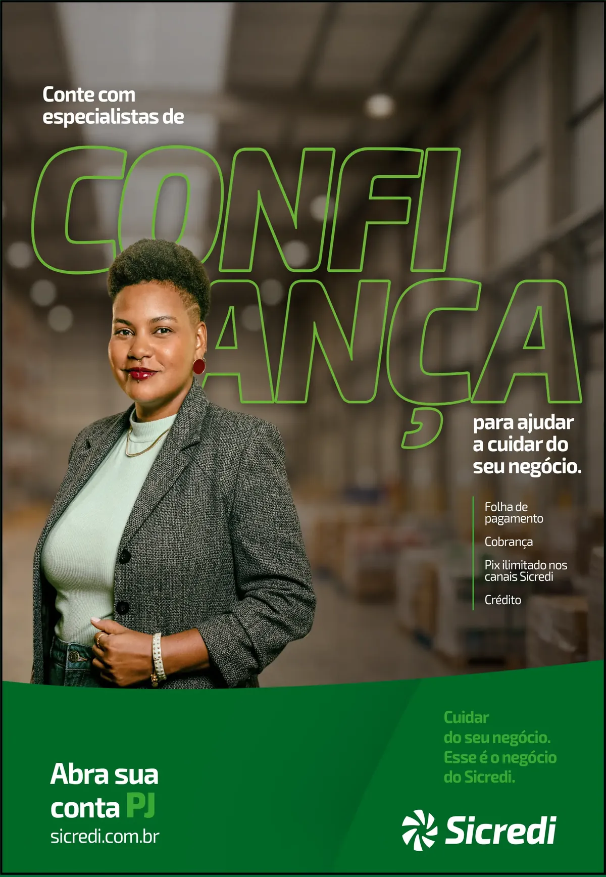 Anúncio de Sicredi